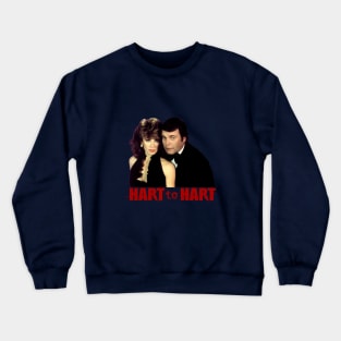 Hart to Hart - Robert Wagner, Stefanie Powers - 80s Tv Show Crewneck Sweatshirt